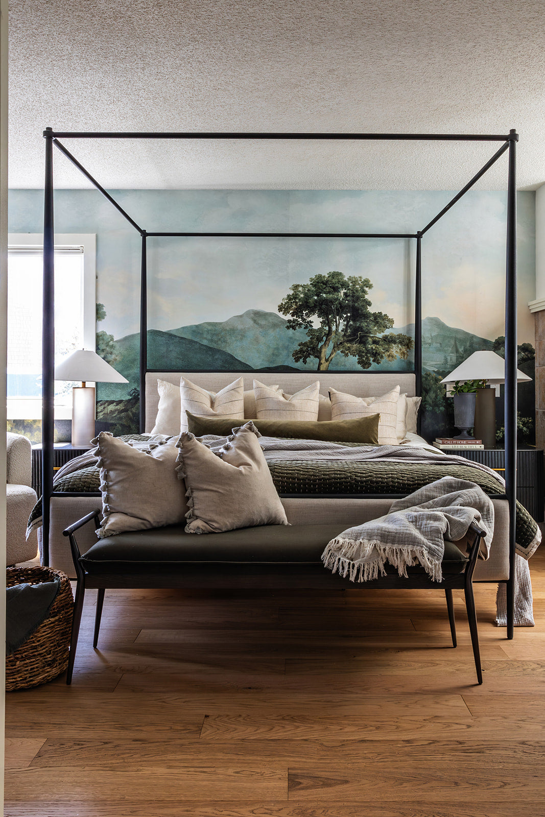 Bench and Ottomans