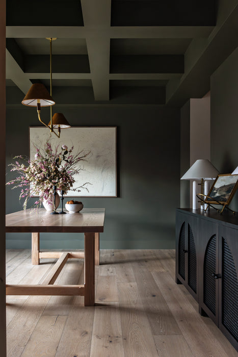 Arnold Linear Double Pendant Lighting- Camel Brown