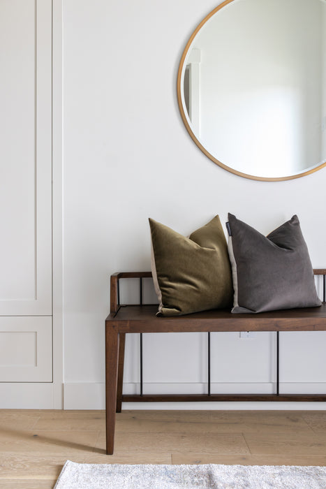 amy kohen  angled arms  bench  bench seating  calgary  calgary designer  calgary furniture  calgary furniture shop  canada  casual comfort  clean lines  interior design  koehndesign  Luxury Furniture  modern  modern bench  natural wood bench  online furniture shop  shopkoehndesign  wood frame  yyclifestyle  yycliving  industrial style
