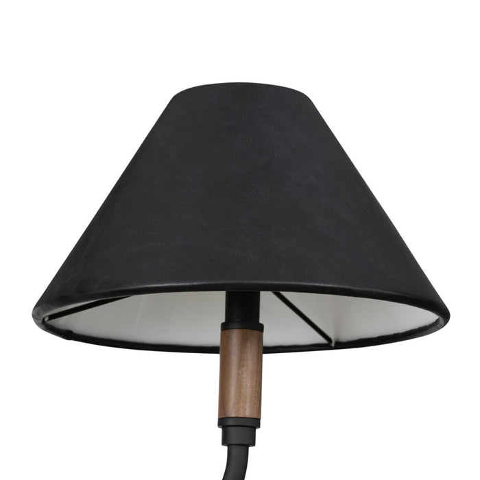 double pendant  Linear lighting  black leather shades  interior design  koehndesign  calgary designer  amy kohen  calgary  yyclifestyle  yycliving  calgary furniture  calgary furniture shop  shopkoehndesign  walnut accents  black iron lighting  Modern Design  clean lines  modern  canada  Modern Lighting  mixed material  online furniture shop  round edge  Tapered Shade  classic design