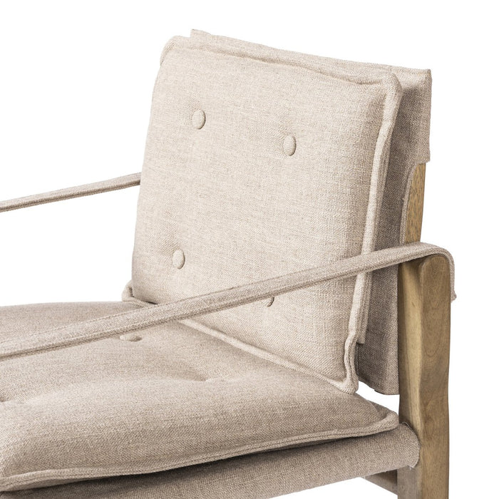 safari inspired  Dining Armchair  interior design  calgary designer  koehndesign  yyclifestyle  amy kohen  buff parawood  alcala taupe performance fabric  calgary  yycliving  calgary furniture  furniture  shopkoehndesign  angled arms  angled corners  calgary furniture shop  canada  casual comfort  clean lines  comfort  Comfortable Dining Chair  Dining Chair  lounging  mid century design  minimalist  modern  natural living  wood accent  wood frame  wood grain  woven material