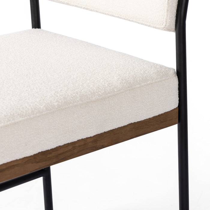 interior design  koehndesign  calgary designer  amy kohen  calgary  Dining Chair  modern dining  dining  upholstered dining  Comfortable Dining Chair  solid oak  drifted oak  oak accent  wood frame  wood grain  solid wood  iron frame  black iron  mixed material  modern  Modern Design  clean lines  performance fabric  Fayette Cloud  yyclifestyle  yycliving  canada  calgary furniture  calgary furniture shop  shopkoehndesign  online furniture shop