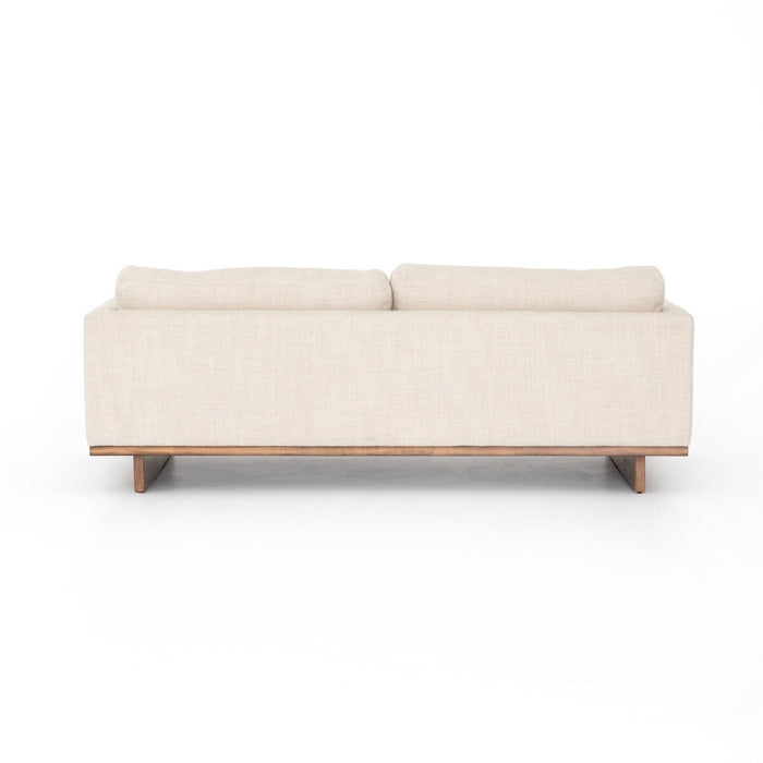 amykoehn, koehndesign, cream sofa, fabric sofa, wood accents, yyc living, interior design, calgary, loveseat, sofa, couch, furniture,
