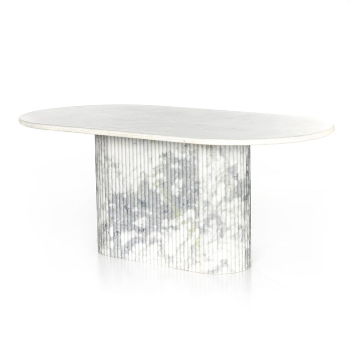 interior design  calgary designer  koehndesign  yyclifestyle  yycliving  marble tabletop  minimalist  marble dining table  scalloped white marble  round dining table  curved dining table  Stone Dining Table  large dining table  dining table  modern  Modern Design  amy kohen  elegant  round  round edge