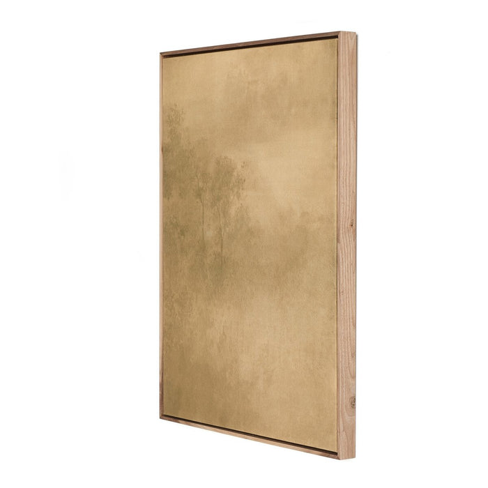 rustic walnut floater frame  abstract artwork  ethereal artwork  art  large artwork  Landscape artwork  tree artwork  Trees and Water artwork  unique artwork  Early Impressionism  Aileen Fitzgerald  neutral tones  interior design  koehndesign  calgary designer  amy kohen  calgary  yyclifestyle  yycliving  calgary furniture  calgary furniture shop  shopkoehndesign  canada  modern  clean lines  peaceful landscape  calming