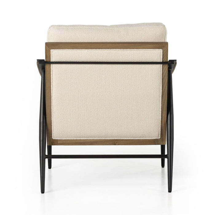 furniture  amy kohen  Luxury Furniture  koehndesign  interior design  Accent Chair  ivory accent chair  Lounge Chair  Modern Design  performance fabric  wood accent  yyclifestyle  yycliving
