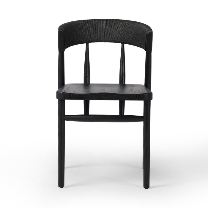 Dining Chair  modern dining  dining  wood frame  wood grain  solid wood  solid oak  black oak  black rush  mixed material  interior design  koehndesign  calgary designer  amy kohen  calgary  shopkoehndesign  calgary furniture shop  calgary furniture  yycliving  yyclifestyle  Modern Design  clean lines  modern  furniture  canada  minimalist  online furniture shop  Luxury Furniture  casual comfort  black dining chair  oak dining chair