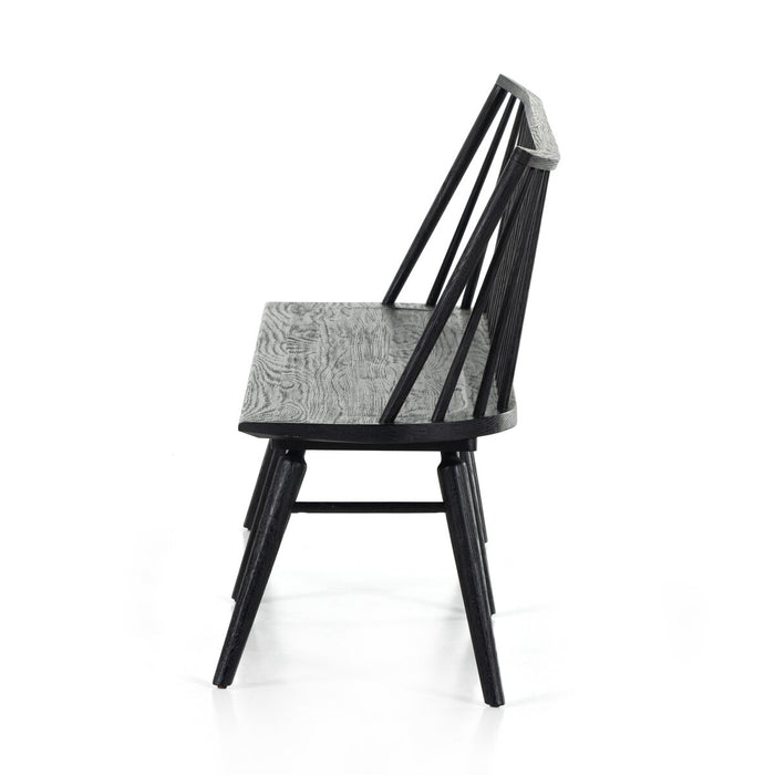 amy kohen  black oak  dining bench  bench  bench seating  calgary  calgary designer  calgary furniture  calgary furniture shop  canada  casual comfort  clean lines  elegant  furniture  interior design  koehndesign  Luxury Furniture  modern bench  oak bench  traditional  windsor style  wood frame  yyclifestyle  yycliving