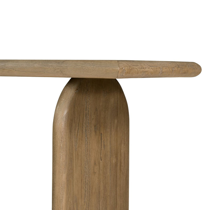 aged drift mindi  solid wood  wood console  interior design  koehndesign  calgary designer  amy kohen  calgary  round  round edge  modern  modern accent table  shopkoehndesign  calgary furniture shop  calgary furniture  yycliving  yyclifestyle  online furniture shop  clean lines  furniture  canada  natural living  natural mindi console  wooden sofa table  minimalist  Modern Design  wood frame
