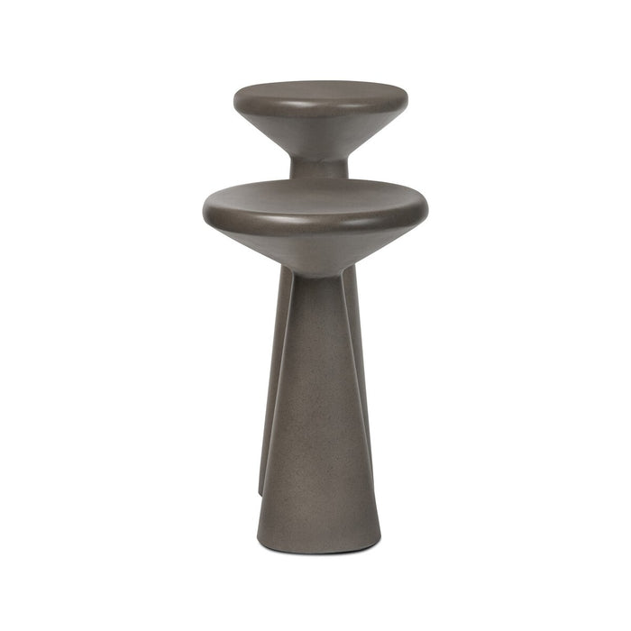 concrete  side table  accent tables  modern accent table  round  round edge  calgary designer  interior design  koehndesign  yyclifestyle  yycliving  amy kohen  calgary  calgary furniture  calgary furniture shop  canada  charcoal  furniture  Luxury Furniture  mid century design  minimalist  minimalist design  modern  online furniture shop  pedestal table