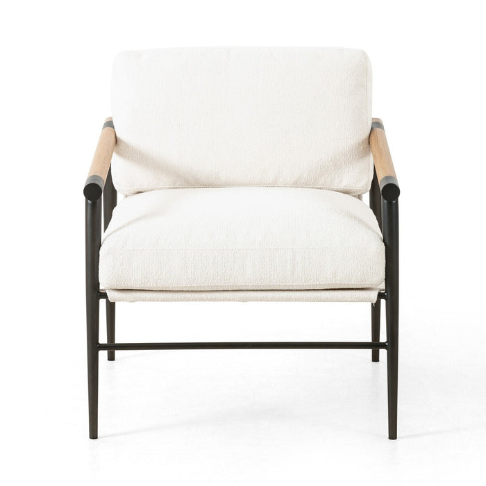 Accent Chair  amy kohen  angled arms  calgary designer  Club Chair  cream club chair  interior design  ivory accent chair  koehndesign  Lounge Chair  Luxury Furniture  MCM Chair  Modern Design  neutral club chair  wood accent  yyclifestyle  yycliving