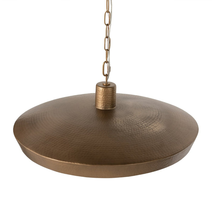 Pendant Lighting  hammered brass  Antique Brass Lighting  interior design  koehndesign  calgary designer  amy kohen  calgary  saucer shaped pendant  Brass Hanging Chain  classic design  shopkoehndesign  calgary furniture shop  calgary furniture  yycliving  yyclifestyle  vintage inspired lighting  Modern Lighting  Lighting  round  round shade  clean lines