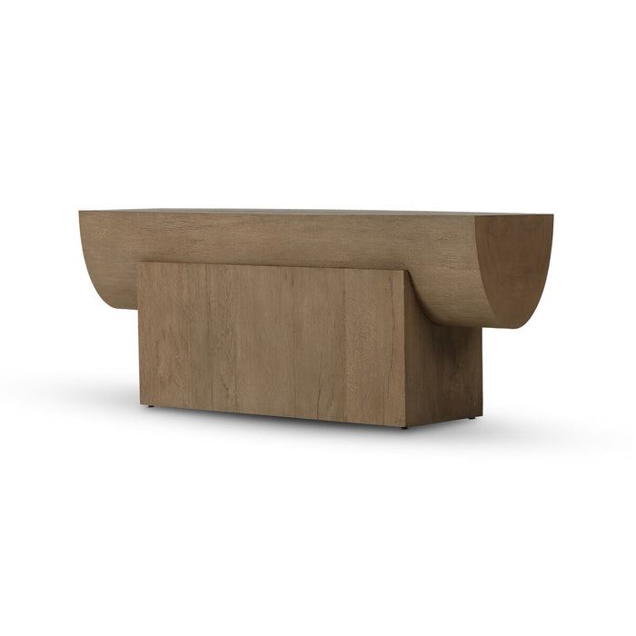 rustic oak  console table  sofa table  oak table  oak display  modern  Modern Design  modern accent table  clean lines  round edge  calgary  amy kohen  calgary designer  koehndesign  interior design  shopkoehndesign  calgary furniture shop  calgary furniture  yycliving  yyclifestyle  minimalist  Luxury Furniture  online furniture shop  furniture  canada  wood frame  wood base  wood grain  wooden console