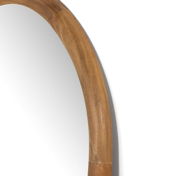floor mirror  acacia  acacia wood  Smoked acacia  art deco  round edge  arched detail  smooth wooden frame  interior design  koehndesign  calgary designer  amy kohen  calgary  yyclifestyle  yycliving  calgary furniture  calgary furniture shop  shopkoehndesign  canada  modern  furniture  clean lines  Modern Design  minimalist  wood frame  mirror