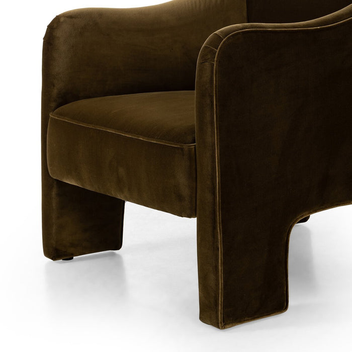 yycliving  yyclifestyle  Velvet  Surrey Moss  round edge  Olive Velvet  Moss Green  Modern Design  MCM Chair  Masculine Chair  Luxury Furniture  Lounge Chair  koehndesign  interior design  Green Velvet  furniture  Club Chair  calgary designer  amy kohen  Accent Chair