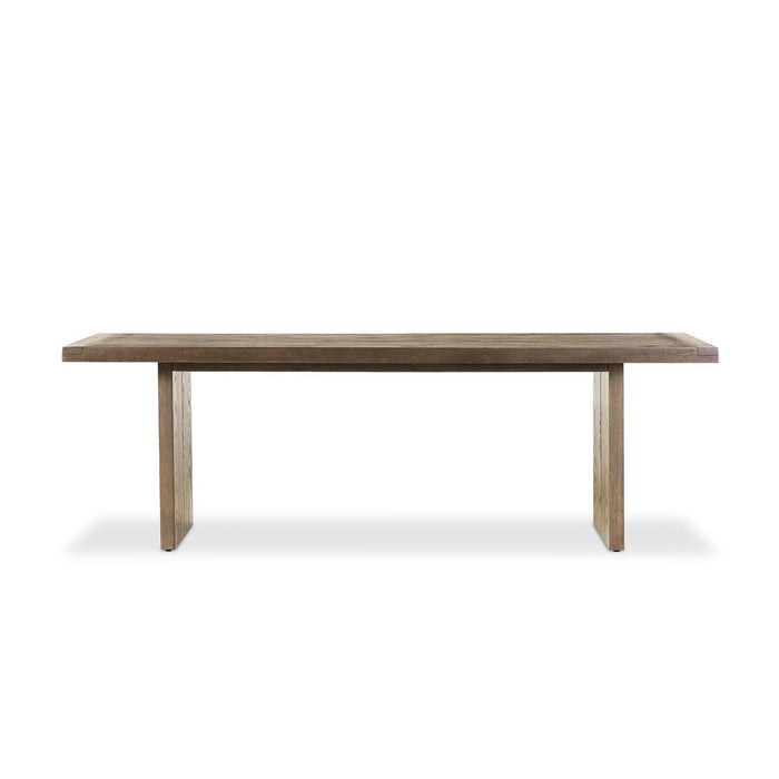 oak dining table  worn oak  interior design  calgary designer  koehndesign  yyclifestyle  amy kohen  calgary furniture  calgary furniture shop  calgary  canada  casual comfort  elegant  minimalist  minimalist design  modern  Modern Design  shopkoehndesign  wood frame  yycliving  natural living