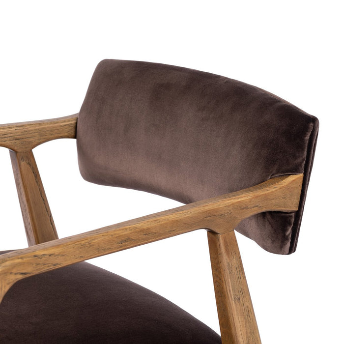 KoehnDesign, Velvet Chair, MCM Design, yycliving, yycdesign, Luxury Design, Wood accents, KoehnDesignConsulting
