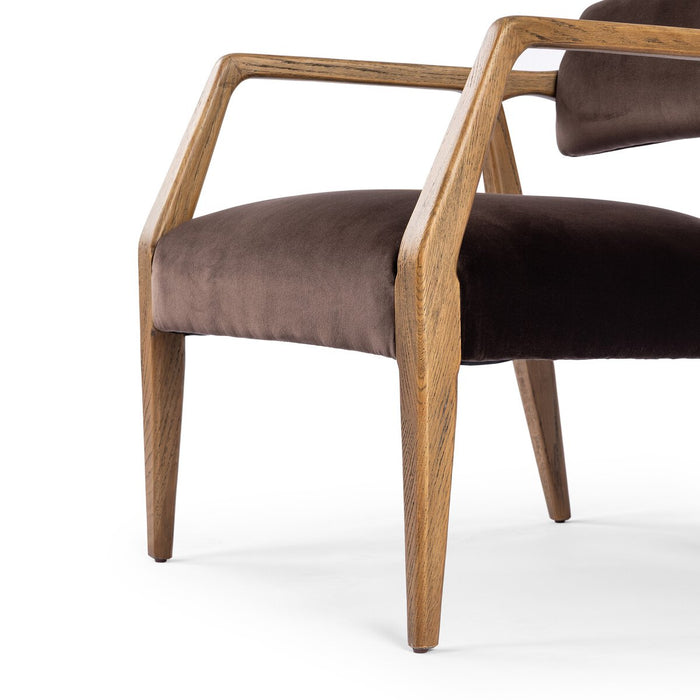 KoehnDesign, Velvet Chair, MCM Design, yycliving, yycdesign, Luxury Design, Wood accents, KoehnDesignConsulting