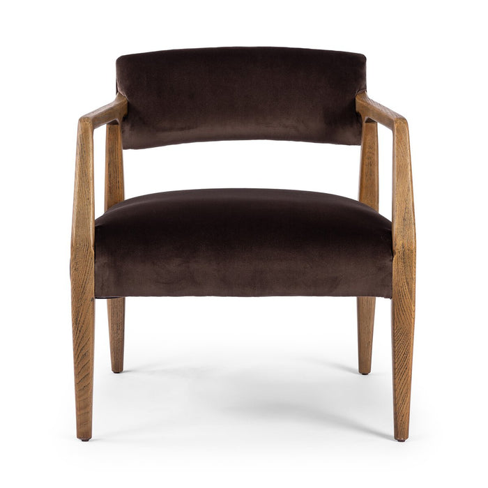 KoehnDesign, Velvet Chair, MCM Design, yycliving, yycdesign, Luxury Design, Wood accents, KoehnDesignConsulting