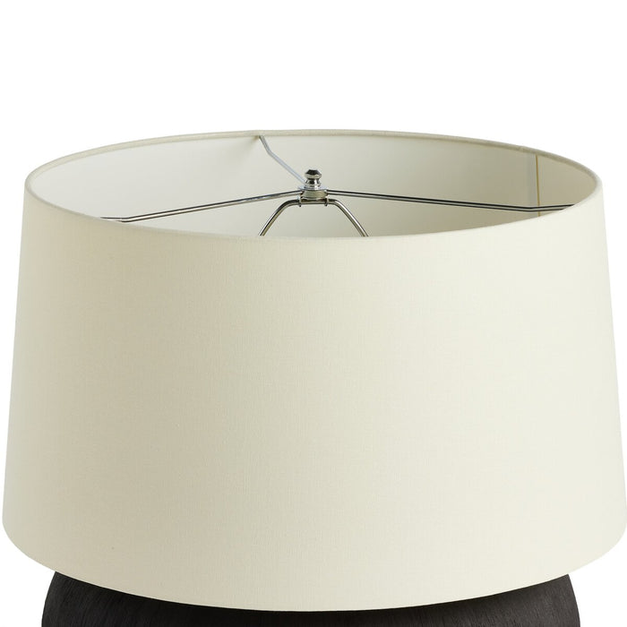 Table Lamp  ceramic table lamp  modern  Modern Design  Modern Lighting  linen blend  linen shade  Ivory Linen  Matte Black Ceramic  interior design  koehndesign  calgary designer  amy kohen  calgary  yyclifestyle  yycliving  calgary furniture  calgary furniture shop  shopkoehndesign  canada  clean lines  round edge  round  round base