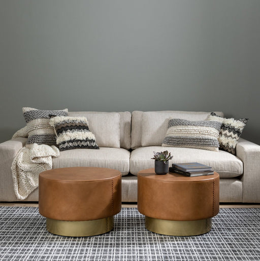 natural woven fabric deep cozy cream modern sofa amy koehn calgary designer calgary furniture shop