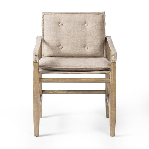 safari inspired  Dining Armchair  interior design  calgary designer  koehndesign  yyclifestyle  amy kohen  buff parawood  alcala taupe performance fabric  calgary  yycliving  calgary furniture  furniture  shopkoehndesign  angled arms  angled corners  calgary furniture shop  canada  casual comfort  clean lines  comfort  Comfortable Dining Chair  Dining Chair  lounging  mid century design  minimalist  modern  natural living  wood accent  wood frame  wood grain  woven material