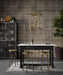 hammered brass legs and brass seat backless and armless counter stool shopkoehndesign amy koehn calgary designer 