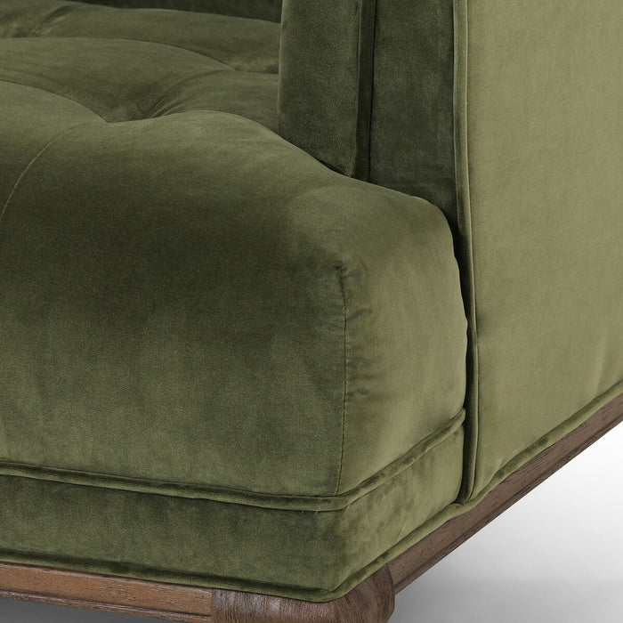 furniture  amy kohen  interior design  Luxury Furniture  Modern Design  Accent Chair  calgary designer  Club Chair  Green Velvet  koehndesign  Moss Green  Olive Velvet  Velvet