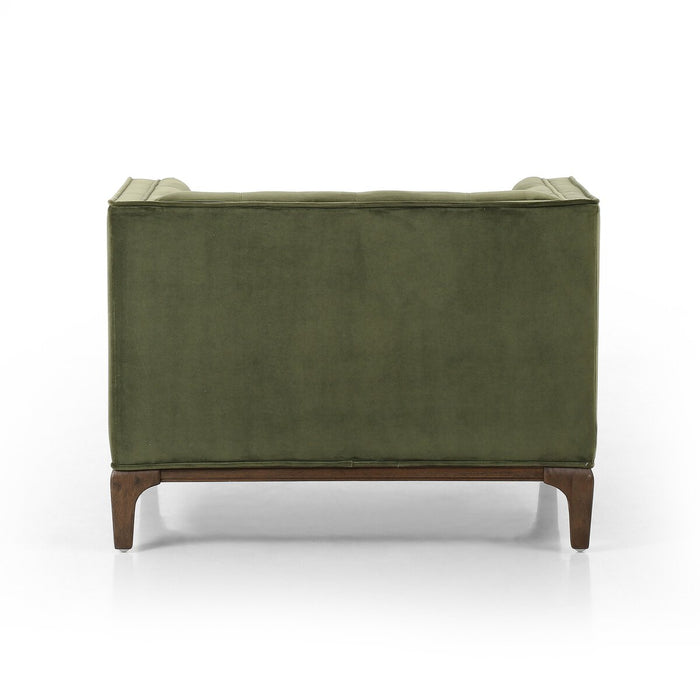 furniture  amy kohen  interior design  Luxury Furniture  Modern Design  Accent Chair  calgary designer  Club Chair  Green Velvet  koehndesign  Moss Green  Olive Velvet  Velvet