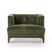 furniture  amy kohen  interior design  Luxury Furniture  Modern Design  Accent Chair  calgary designer  Club Chair  Green Velvet  koehndesign  Moss Green  Olive Velvet  Velvet