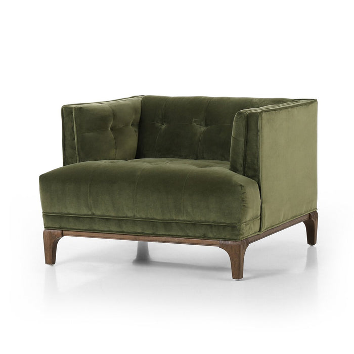 furniture  amy kohen  interior design  Luxury Furniture  Modern Design  Accent Chair  calgary designer  Club Chair  Green Velvet  koehndesign  Moss Green  Olive Velvet  Velvet