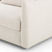 off white upholstery traditional sofa double stacked cushions amy koehn calgary designer calgary furniture shop  