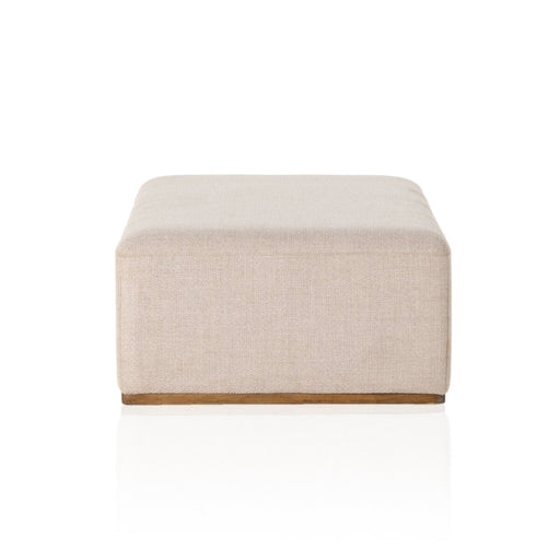 almond parawood  amy kohen  bench  calgary  calgary designer  calgary furniture  calgary furniture shop  canada  casual comfort  clean lines  comfort  cocktail ottoman  display ottoman  french style  interior design  ivory  koehndesign  large ottoman  Luxury Furniture  mid-century  minimalist  minimalist design  modern  modern bench  natural fabric  online furniture shop  performance fabric  restful  round edge  upholstery  wood base  yyclifestyle  yycliving