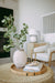 calgary designer  interior design  koehndesign  yyclifestyle  yycliving  amy kohen  calgary  furniture  shopkoehndesign  calgary furniture  modern  casual comfort  clean lines  round edge  online furniture shop  round  minimalist  natural living  lounging  coffee table  display ottoman  round coffee table  textured cocktail ottoman  pandan rope  woven material  natural fibers