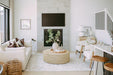 calgary designer  interior design  koehndesign  yyclifestyle  yycliving  amy kohen  calgary  furniture  shopkoehndesign  calgary furniture  modern  casual comfort  clean lines  round edge  online furniture shop  round  minimalist  natural living  lounging  coffee table  display ottoman  round coffee table  textured cocktail ottoman  pandan rope  woven material  natural fibers