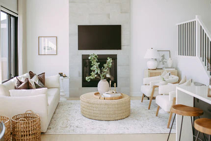 calgary designer  interior design  koehndesign  yyclifestyle  yycliving  amy kohen  calgary  furniture  shopkoehndesign  calgary furniture  modern  casual comfort  clean lines  round edge  online furniture shop  round  minimalist  natural living  lounging  coffee table  display ottoman  round coffee table  textured cocktail ottoman  pandan rope  woven material  natural fibers