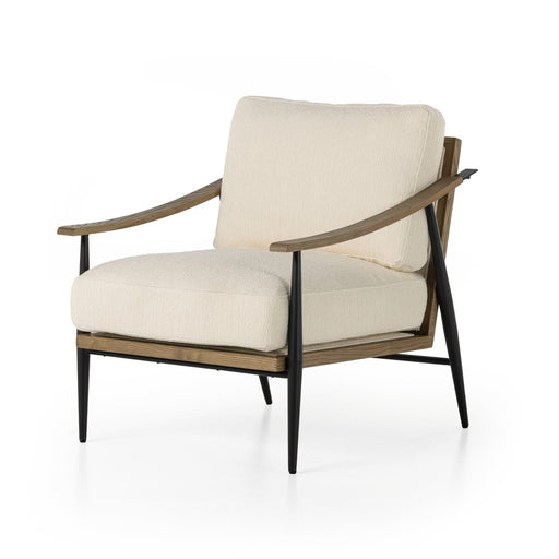 furniture  amy kohen  Luxury Furniture  koehndesign  interior design  Accent Chair  ivory accent chair  Lounge Chair  Modern Design  performance fabric  wood accent  yyclifestyle  yycliving