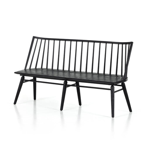 amy kohen  black oak  dining bench  bench  bench seating  calgary  calgary designer  calgary furniture  calgary furniture shop  canada  casual comfort  clean lines  elegant  furniture  interior design  koehndesign  Luxury Furniture  modern bench  oak bench  traditional  windsor style  wood frame  yyclifestyle  yycliving