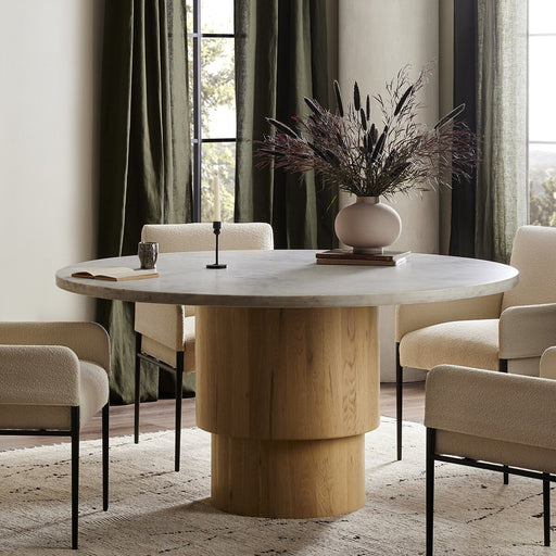interior design  calgary designer  koehndesign  yyclifestyle  amy kohen  calgary  calgary furniture  calgary furniture shop  canada  clean lines  dining table  minimalist  minimalist design  modern  Modern Design  natural living  oak dining table  oak table  online furniture shop  round  round edge  wood base  yycliving  marble tabletop