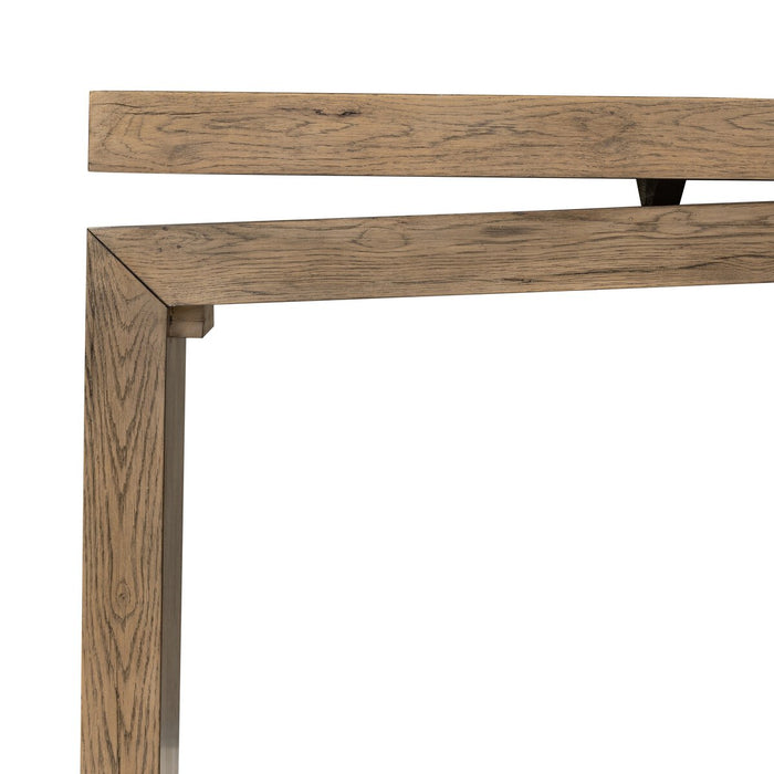 oak accent  oak table  wood grain  wood base  wood frame  rustic grey oak  rustic grey  console table  oak display  display  modern  Modern Design  modern accent table  clean lines  minimalist  minimalist design  calgary  amy kohen  calgary designer  koehndesign  interior design  shopkoehndesign  calgary furniture shop  calgary furniture  yycliving  yyclifestyle  Luxury Furniture  online furniture shop  furniture  canada