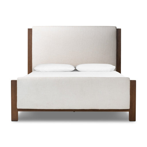 king bed  solid oak  oak accent  ivory  ivory fabric  upholstery  off-white upholster  upholstered bed  cream upholstery  upholstered headboard  interior design  koehndesign  calgary designer  amy kohen  calgary  mid century design  mid-century  yyclifestyle  yycliving  calgary furniture  calgary furniture shop  shopkoehndesign  canada  furniture  clean lines  Modern Design  modern  Luxury Furniture  online furniture shop  plush  wood frame  wood base  wood grain  solid wood