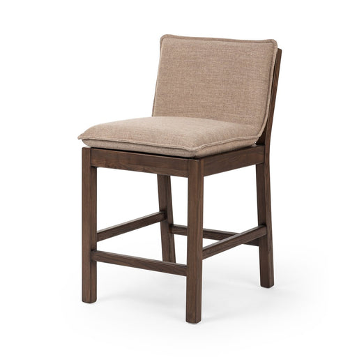 armless parawood fame linen blend sand colour cushions with performance fabric shopkohendesign calgary furniture shop calgary designer amy koehn