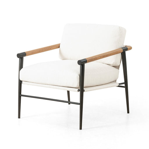 Accent Chair  amy kohen  angled arms  calgary designer  Club Chair  cream club chair  interior design  ivory accent chair  koehndesign  Lounge Chair  Luxury Furniture  MCM Chair  Modern Design  neutral club chair  wood accent  yyclifestyle  yycliving