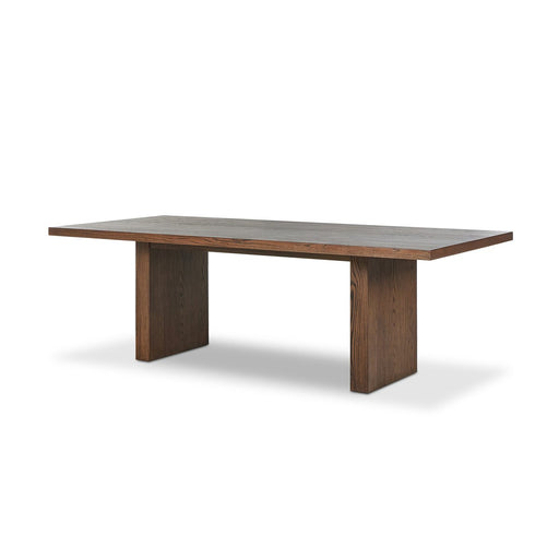 waterfall table edge  resawn oak  oak dining table  oak table  dark wood table  amy kohen  calgary  calgary designer  calgary furniture  calgary furniture shop  canada  casual comfort  interior design  koehndesign  minimalist design  Modern Design  natural living  shopkoehndesign  traditional  yyclifestyle  yycliving  dining table
